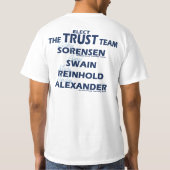 Het Lichte Shirt van het Team van het vertrouwen (Achterkant)