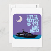 Het Lido Deck Briefkaart (Voorkant / Achterkant)