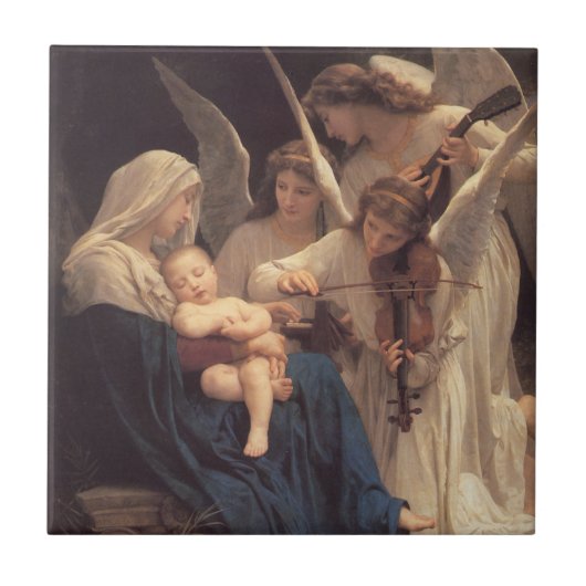 Het lied van de Angels keramische Tegel Tegeltje (Voorkant)