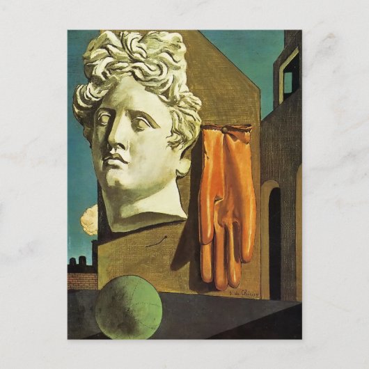 Het Lied van DE Chirico Love Briefkaart (Voorkant)