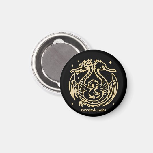 Het lied van de eenden en draken magneet (Voorkant / Achterkant)