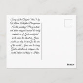 Het lied van de engelen Bouguereau Briefkaart (Achterkant)