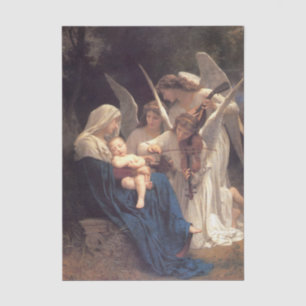 Het lied van de engelen door William Bouguereau Tissuepapier