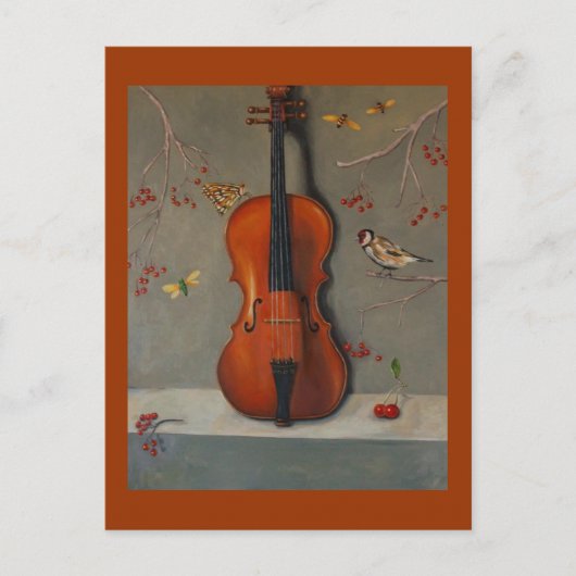 Het Lied van de vogel Briefkaart (Voorkant)