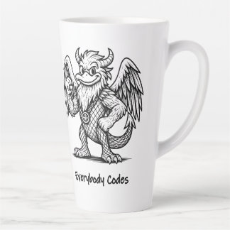 Het lied van Ducks and Dragons Latte Mok