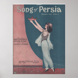 Het lied van Perzië 1922 Poster