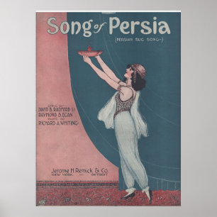 Het lied van Perzië 1922 Poster