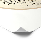 Het liefdeshoofdstuk, 1 Corinthians 13 Calligrafie Poster (Hoek)