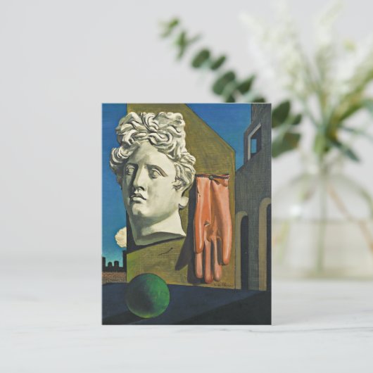 Het liefdeslied | Giorgio de Chirico | Briefkaart (Staand voorkant)