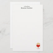 Het liefdesverhaal briefpapier (Voorkant / Achterkant)