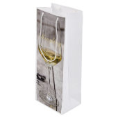 Het liefhebber van de witte wijn Sommelier cadeau Wijn Cadeautas (Voorkant Gekanteld)