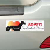 Het liefste ADOPT Bumpersticker (Op auto)