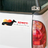 Het liefste ADOPT Bumpersticker (Op Truck)