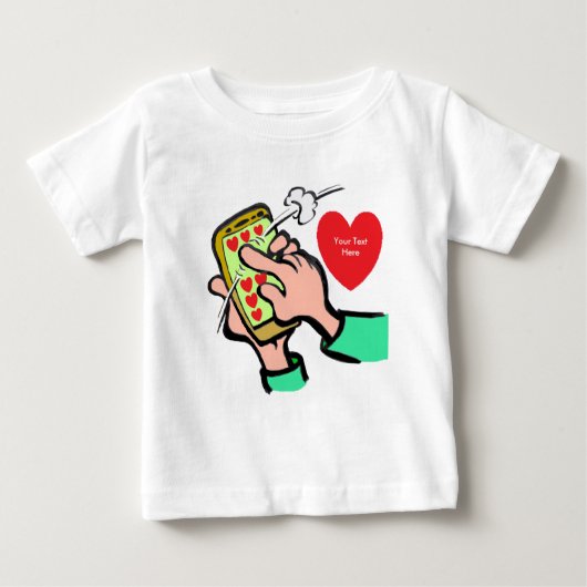 Het liefste T-shirt van de Telefoon Drape (Voorkant)