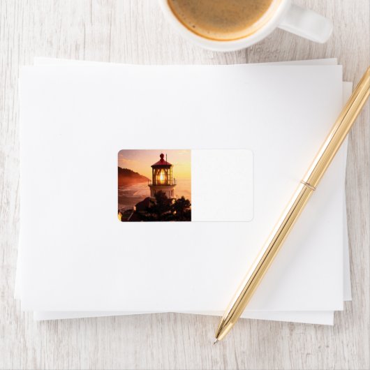 Het Lighthouse Uitzicht Etiket (Insitu)