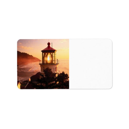Het Lighthouse Uitzicht Etiket (Voorkant)