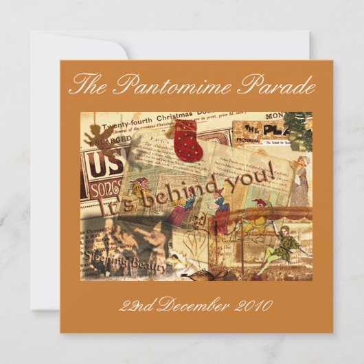 Het ligt achter je. kaart (Voorkant)