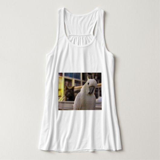 Het ligt achter me...Is het niet? Tanktop (Design voorkant)