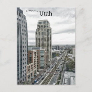 Het ligt in Salt Lake City Briefkaart
