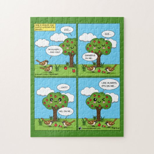 Het ligt op mij... Comic Legpuzzel (Verticaal)