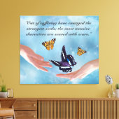 Het lijden van Kahlil Gibran Canvas Afdruk (Insitu (Woonkamer))