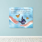 Het lijden van Kahlil Gibran Canvas Afdruk (Insitu (Houten vloer))