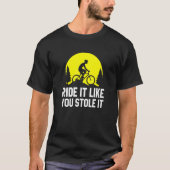 Het lijkt alsof je het MTB-fietsengebergte tegenho T-shirt (Voorkant)