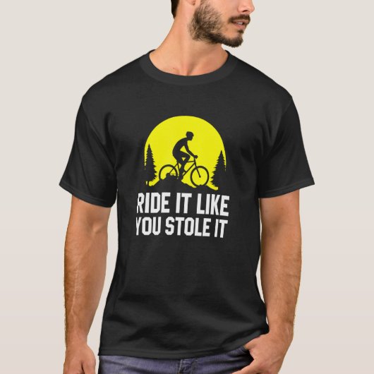 Het lijkt alsof je het MTB-fietsengebergte tegenho T-shirt (Voorkant)