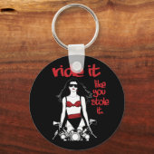 Het lijkt alsof je het tegenhoudt sleutelhanger (Voorkant)