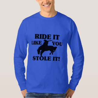 Het lijkt alsof je het tegenhoudt. t-shirt
