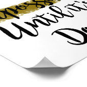 Het lijkt altijd onmogelijk tot het klaar is. poster (Hoek)