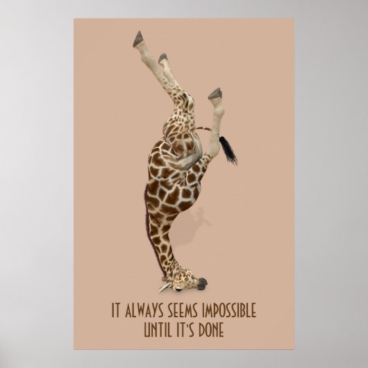Het lijkt altijd onmogelijk totdat het klaar is me poster (Voorkant)