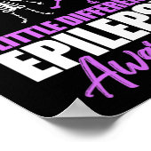 Het lijkt erop dat het een ander epilepsiebewustzi poster (Hoek)