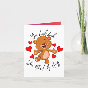 Het lijkt erop dat je een kleine Teddy Bear nodig  Bedankkaart