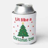 Het lijkt wel een kerstkerstkerstboom. blikjeskoeler (Blikje Voorkant)