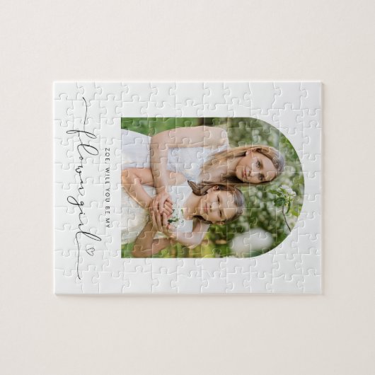 Het lijst van Arch zal je mijn bloemenmeisje puzze Legpuzzel (Horizontaal)