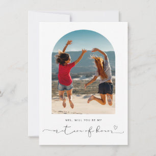 Het lijst van Arch zal je mijn matroos zijn. Bedankkaart