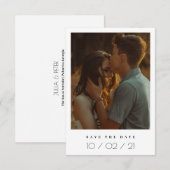 Het Lijst van de Foto sparen de Uitnodiging van de (Voorkant / Achterkant)