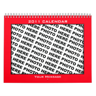 Het Lijst van de Kleur van de Sjabloon van de Kalender