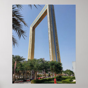 Het Lijst van Dubai, gelegen in het Zabeel Park Poster