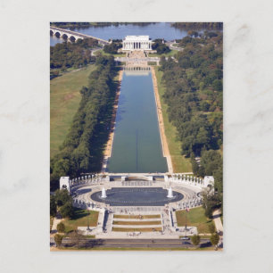 Het Lincoln Memorial en het Tweede Wereldoorlog Me Briefkaart