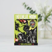 Het lineaire Briefkaart van de Maan (Staand voorkant)