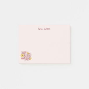 Het linker Kunstwerk van het Boeket van de Hoek Post-it® Notes