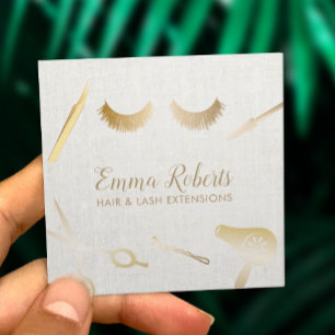 Het Linnen van de Kunstenaar van de Make-up van de Vierkante Visitekaartje