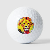Het Lion Face Golfballen (Voorkant)