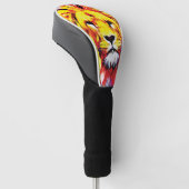 Het Lion Face  Golfheadcover (Schuin)