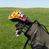 Het Lion Face  Golfheadcover (Insitu)