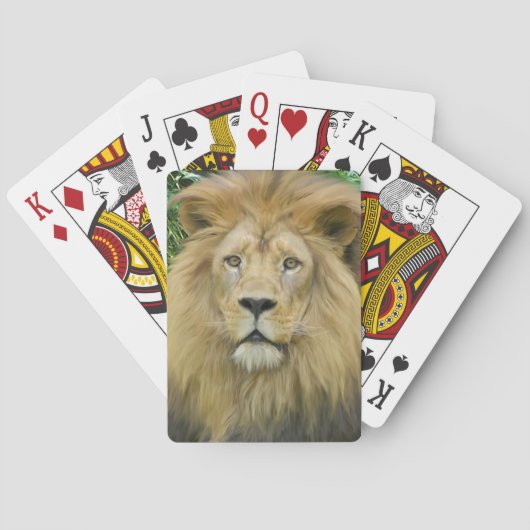 Het Lion Face Pokerkaarten (Achterkant)