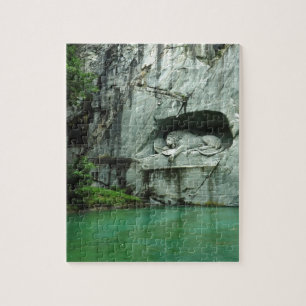 Het Lion Monument in Lucerne Legpuzzel