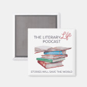 Het Literary Life Magnet Magneet (Voorkant / Achterkant)